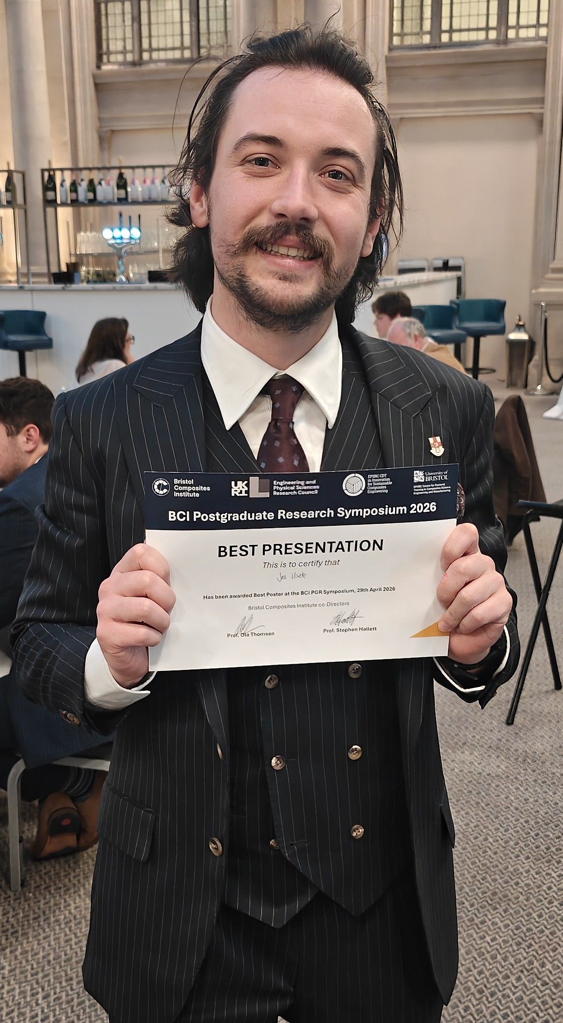 Best Presentation Award certificate